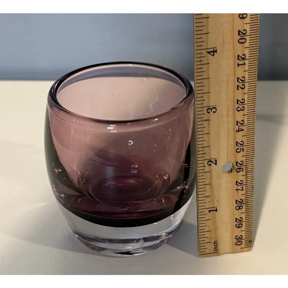 Crate & Barrel Purple Votive